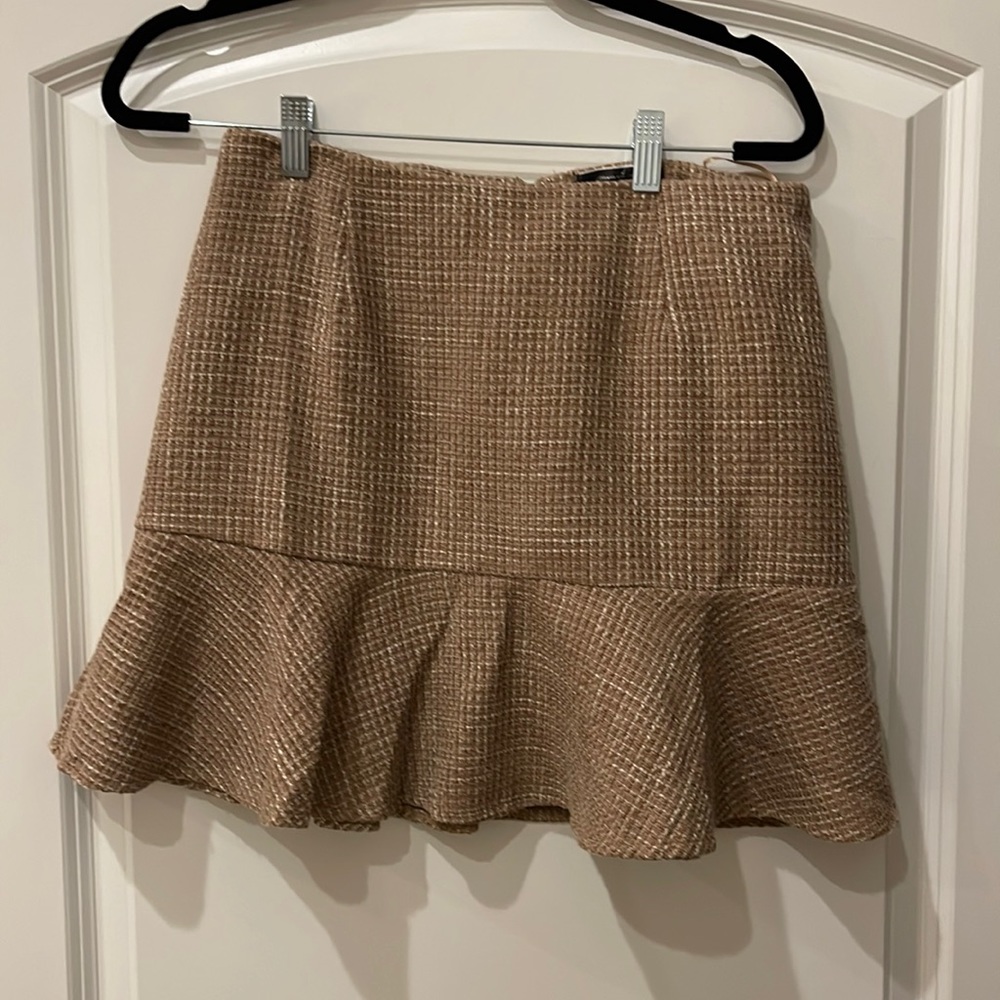 Tweed skirt, color: camel